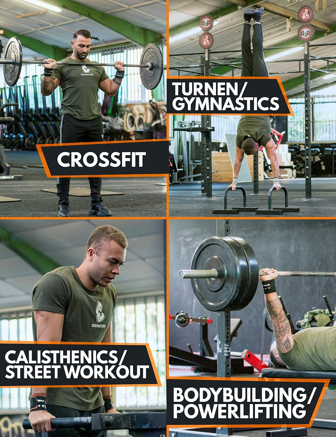 GORNATION Wrist Wraps, Premium Performance Wrist Wraps for Gym Weightlifting, Calisthenics & Strength Training - Image 5