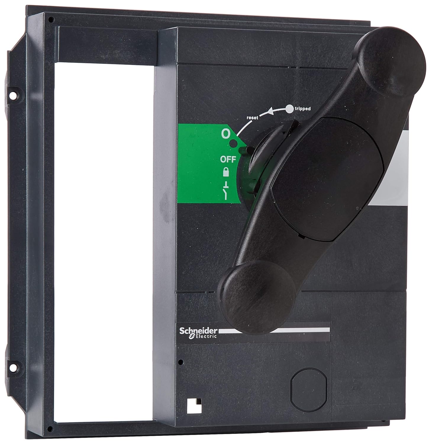 Schneider Electric 33873 STANDARD BLACK DIRECT ROTARY HANDLE, White