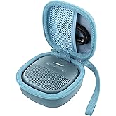 Aenllosi Case for Bose SoundLink Micro Bluetooth Speaker, Bose Speaker Storage Organizer, Stone Blue (Case Only)