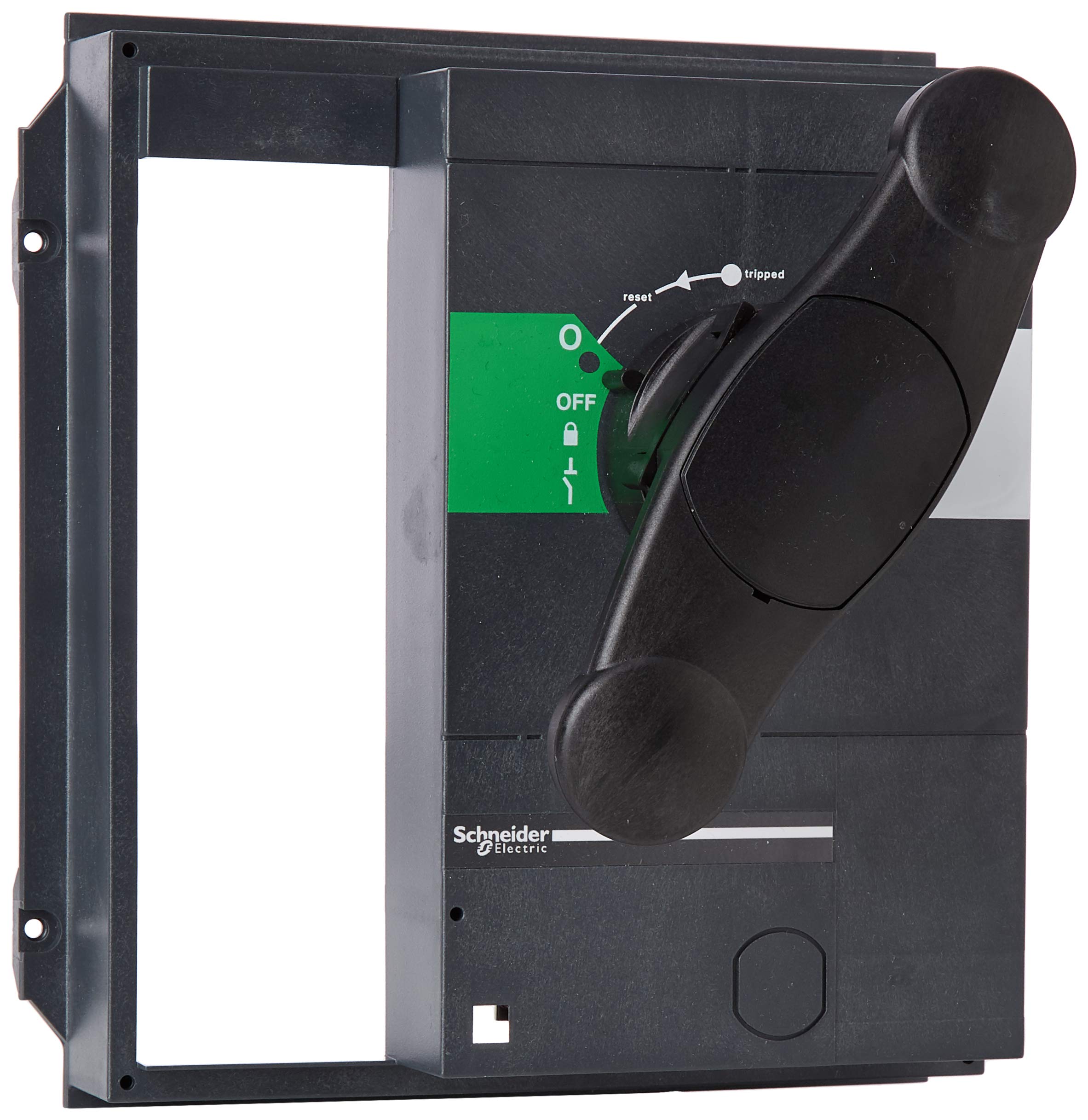 Schneider Electric 33873 STANDARD BLACK DIRECT ROTARY HANDLE, White