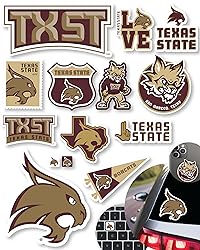 Texas State Stickers for Gift, Car, Water