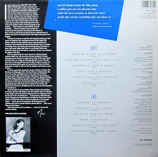 Nanci Griffith One Fair Summer Evening Vinyl Amazon Com Music
