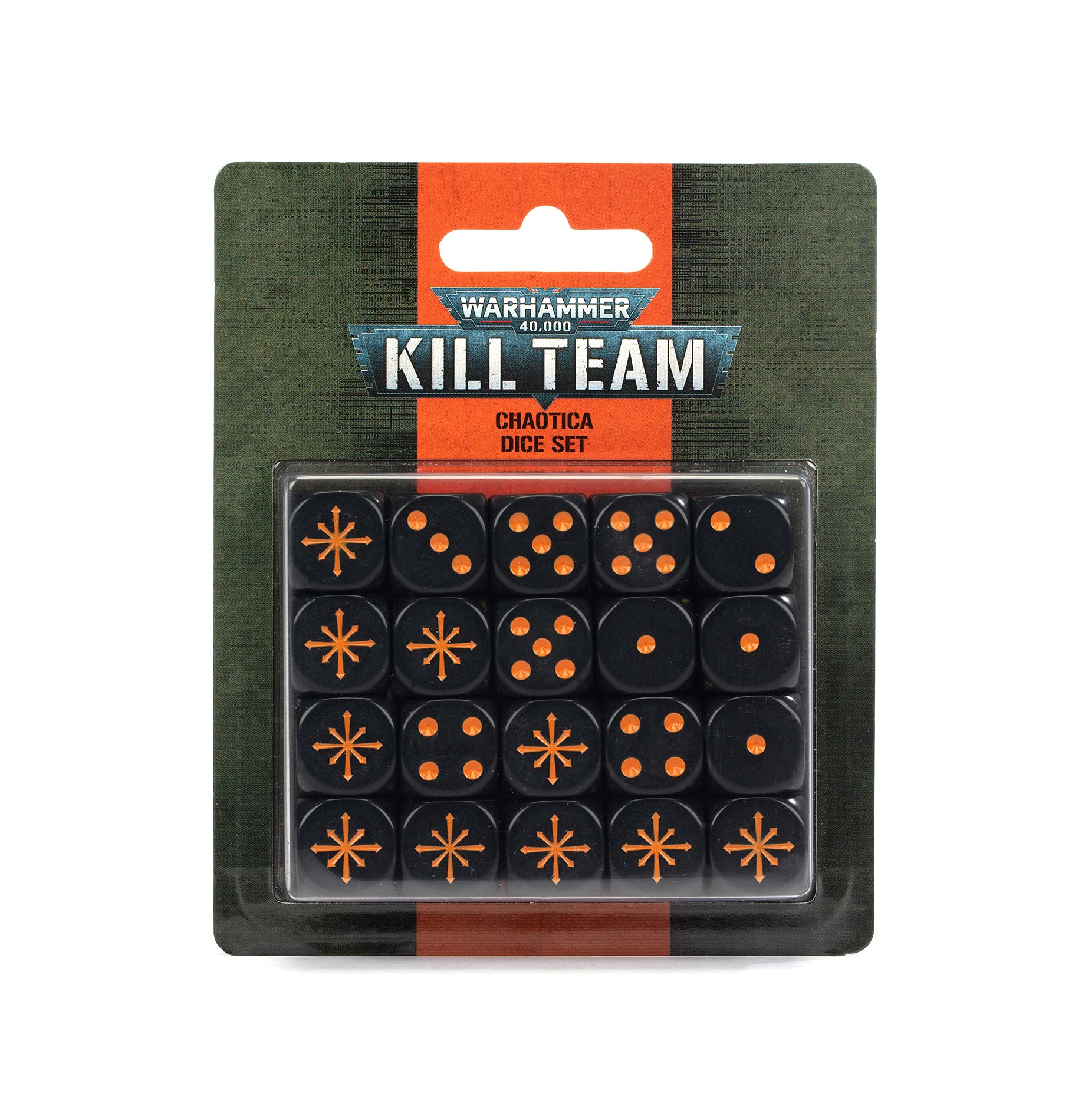 Games Workshop Warhammer 40k - Kill Team Chaotica Dice Set