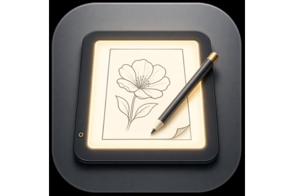 Tracing Lightbox for Fire Tablet - Photo Trace & Drawing Pad