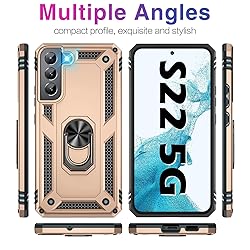 for Samsung Galaxy S22 5G Case with Built in Screen