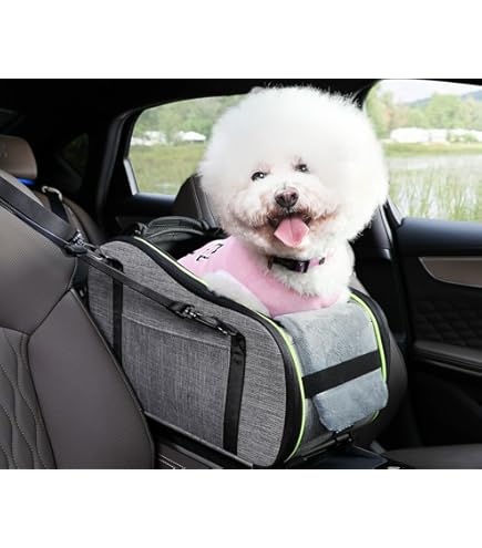 Center Console Dog Car Seat Safe Travel Spot For Small Dogs