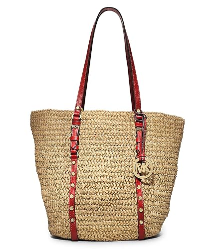 michael kors straw purse