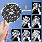 YEAUPE Shower Head with Filter Chrome 6 Modes High Pressure view 3