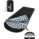 Sportneer Sleeping Bag, Winter Flannel Sleeping Bags for Adults Cold Weather Sleeping Bags XL Sleeping Bag 0 Degree Sleeping 
