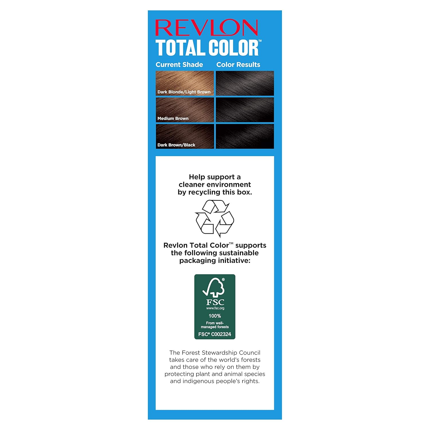Revlon Total Color Hair Color, Clean and Vegan, 100% Gray Coverage Hair Dye, 3 count, 10 Black, 10.2 Ounce : Beauty