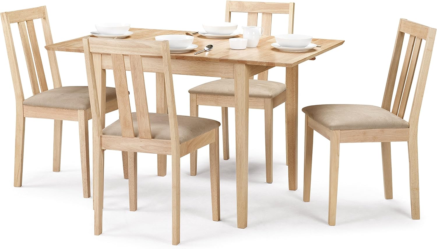 Julian Bowen Rufford Extending Dining Table Set With 4 Chairs