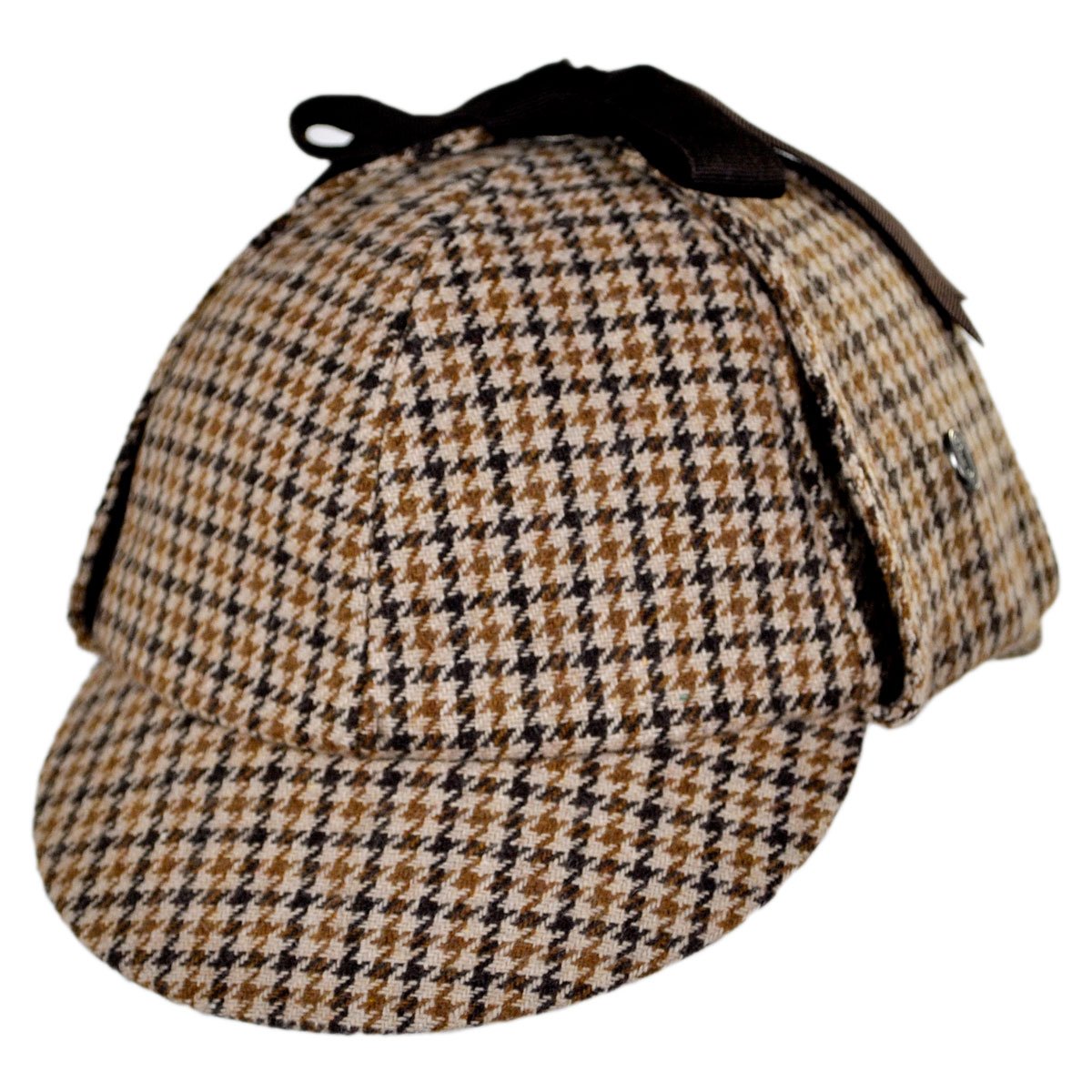 Jaxon Sherlock Holmes Houndstooth Deerstalker Hat