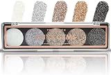 Profusion Cosmetics Onyx Gems 5 Shade Glitter Eyeshadow Palette