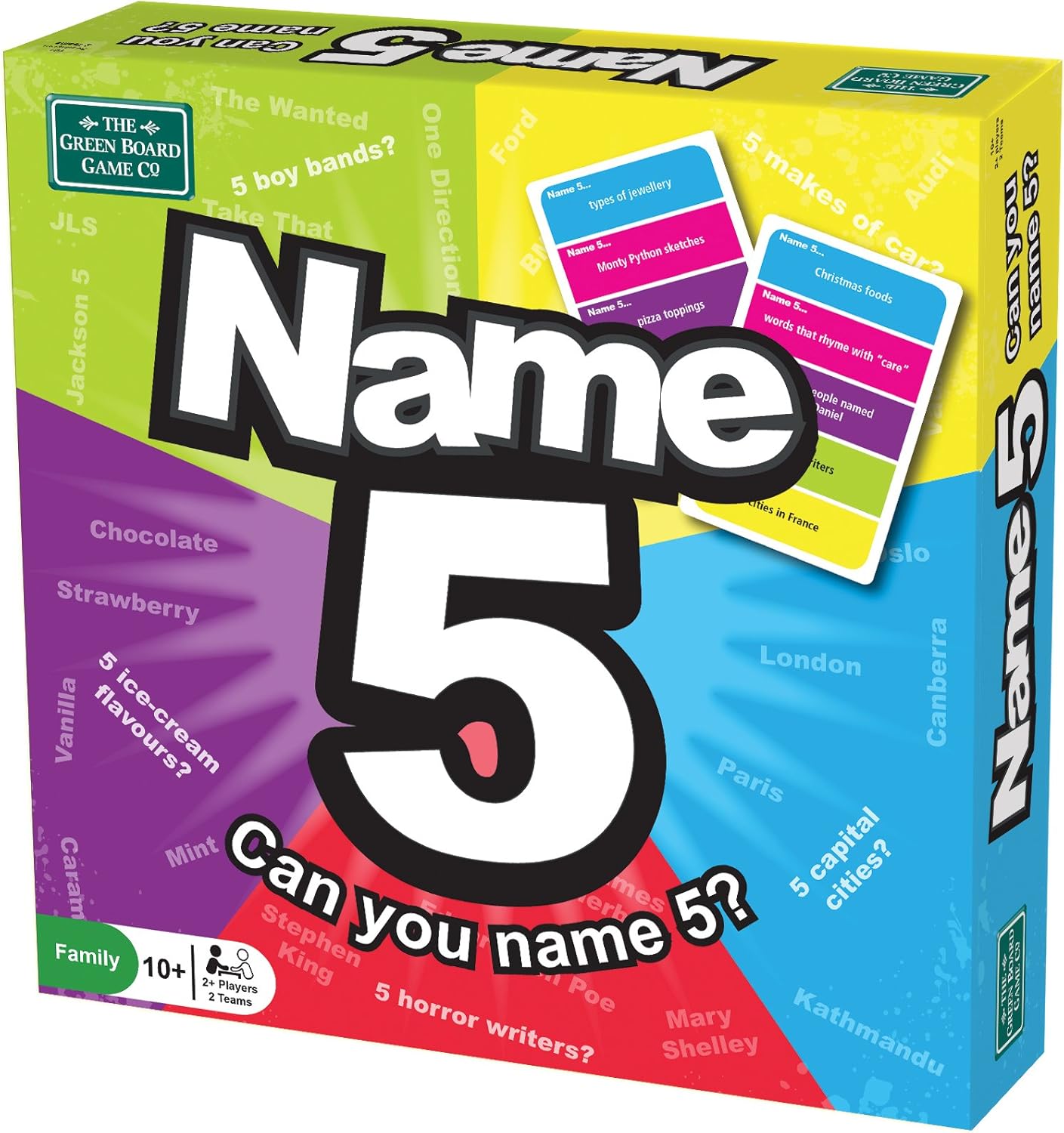 The Green Board Game Co Name 5 Gesellschaftsspiel Evtl Nicht In Deutscher Sprache Amazon De Spielzeug