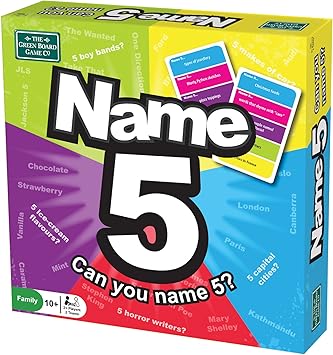 The Green Board Game Co Gioco In Scatola Name 5 Lingua Inglese Amazon It Giochi E Giocattoli