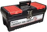 Brady Polypropylene Lockout Toolbox, Legend