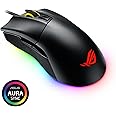 ASUS ROG Gladius II Origin Wired USB Optical Ergonomic FPS Gaming Mouse featuring Aura Sync RGB, 12000 DPI Optical, 50G Accel