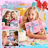 Flnlano Diamond Art Bag Craft Kit for Girls 6-12 Travel Storage Gift view 6