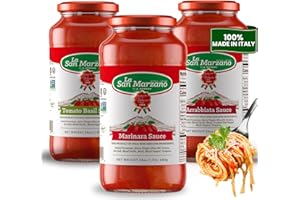 La San Marzano Variety Pack, Tomato Basil, Arrabiata, Marinara Sauce, 24 oz, Pasta Sauce Made in Italy, All Purpose Tomato Premium Quality, All Natural, Mediterranean Diet, Non GMO, Vegan, Gluten Free