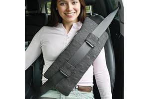 BEYOUDO Seat Belt Pillow Post Surgery, Hysterectomy C Section Abdominal Seatbelt Pillow Surgery Recovery Must Haves, Gifts for Chest Heart Surgery with Insert Ice Pockets