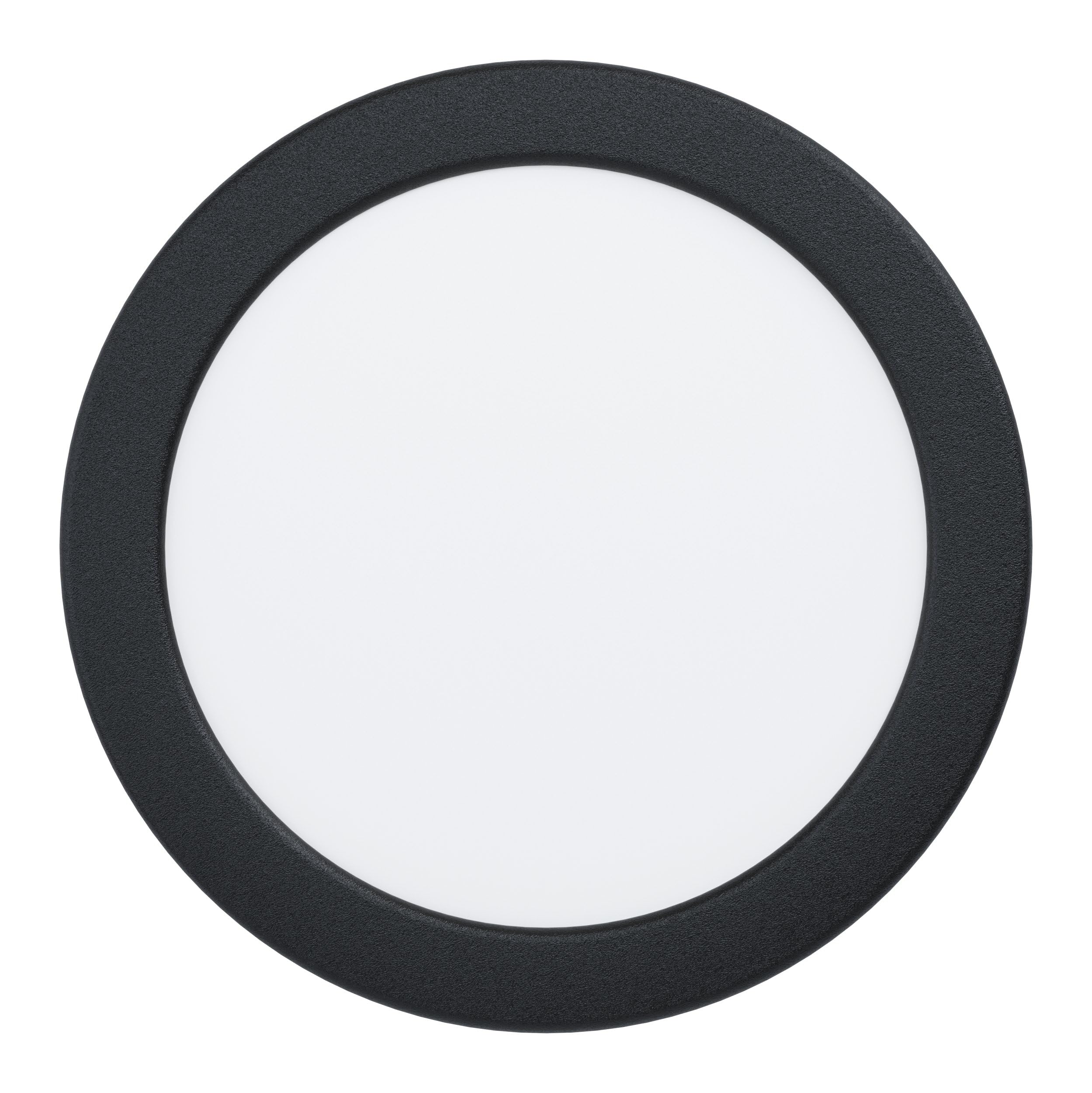 Eglo Recessed LED Ceiling spot Alange, Round Spotlight Fitting, Ceiling lamp Made of Metal and Plastic in Black and White, Downlight Warm White, Ø 16.6 cm