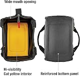 CAT 13 Inch Widemouth Tool Bag High Visibility Interior 600D Polyester view 2
