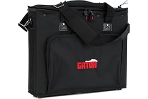 Gator Cases Portable 2U Rack Bag with 14" Rackable Depth, (GRB-2U)