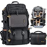 TARION Large Waterproof Camera Backpack - 2 in 1