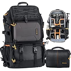 TARION Large Waterproof Camera Backpack - 2 in 1