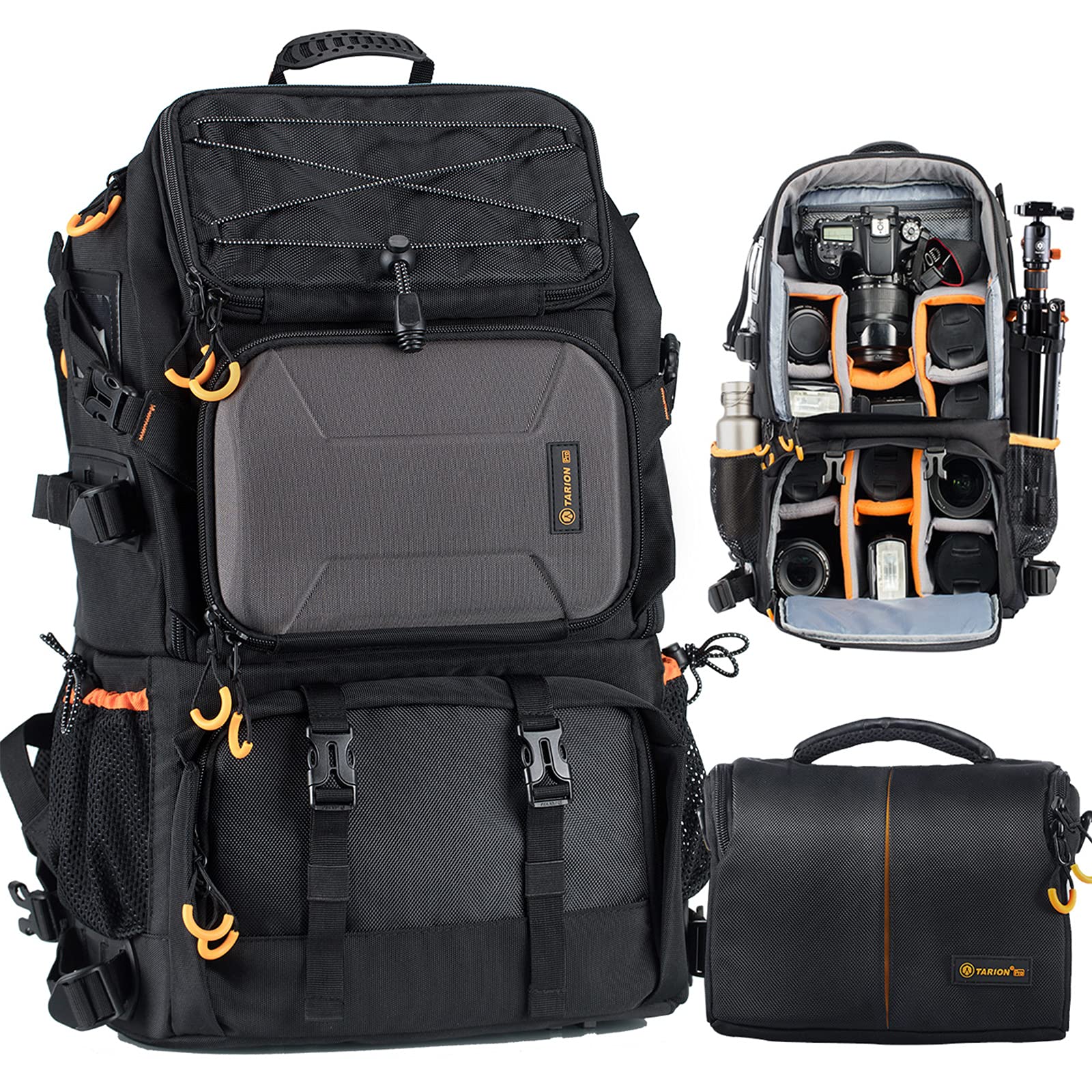 TARION Large Waterproof Camera Backpack - 2 in 1