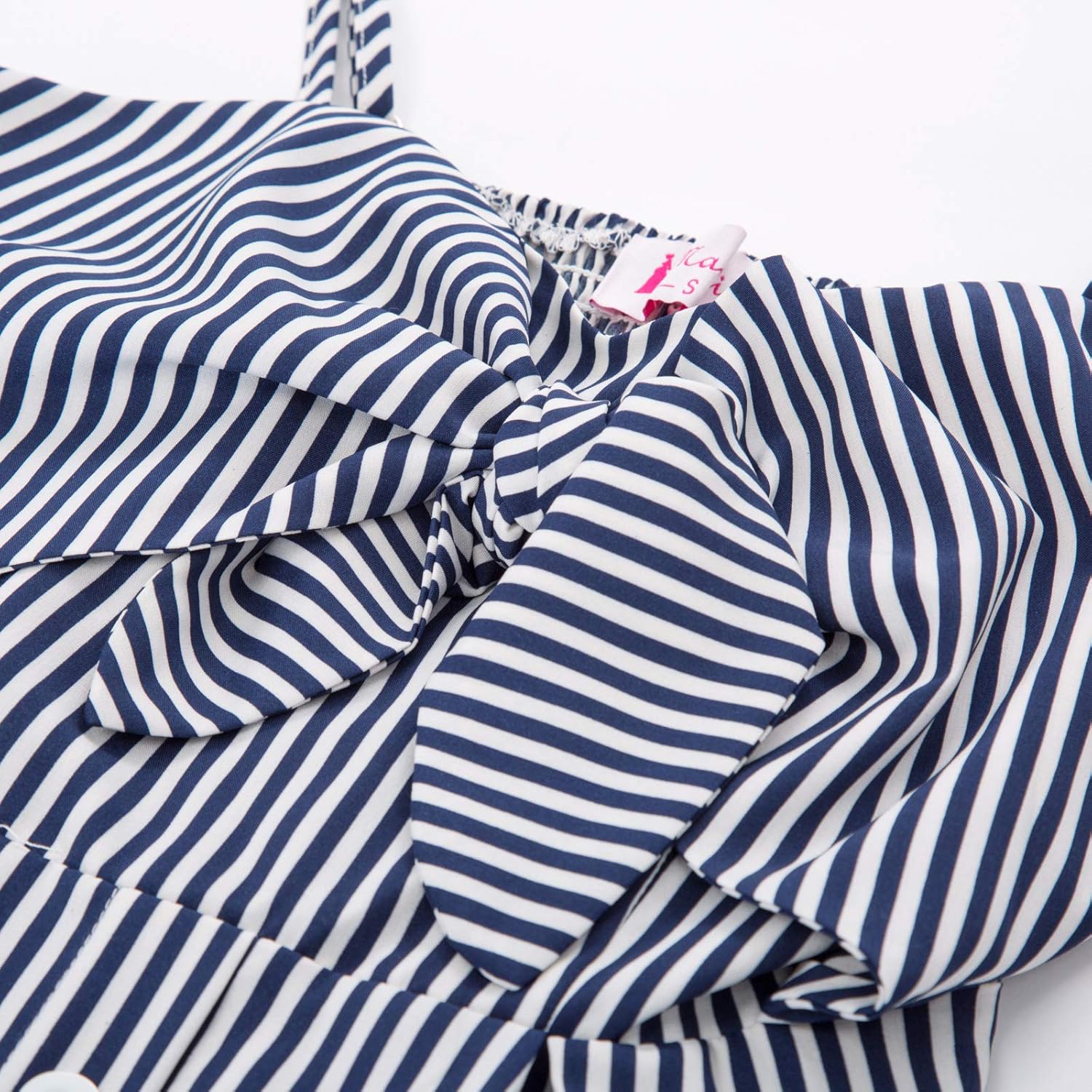 Maacie Women Maternity Striped Cami Dress Spaghetti Straps Buttons Down Dress at  Women’s Clothing store