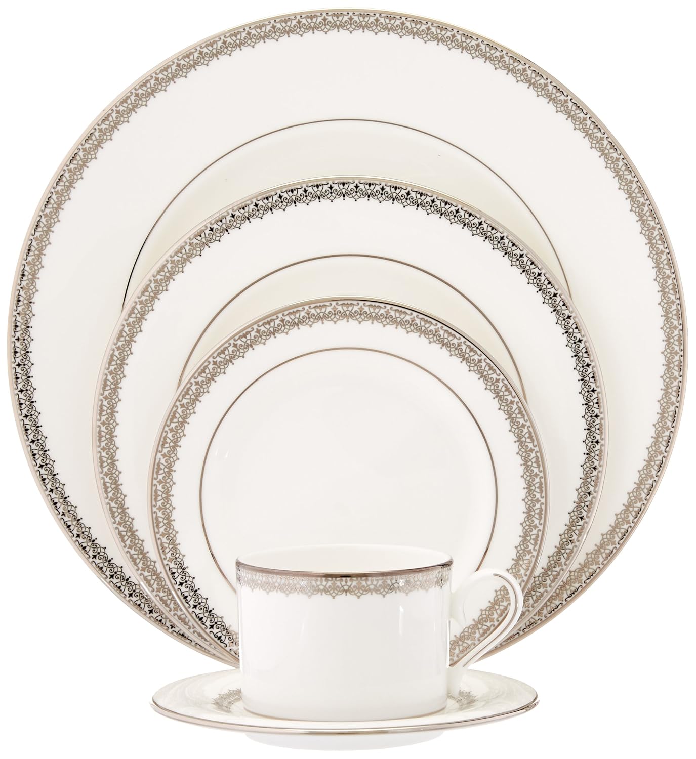Buy Lenox Lace Couture 5Piece Dinnerware Set, Service for 1 Online at