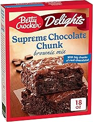 Betty Crocker Delights Supreme Chocolate Chunk Brownie Mix, 18 oz.