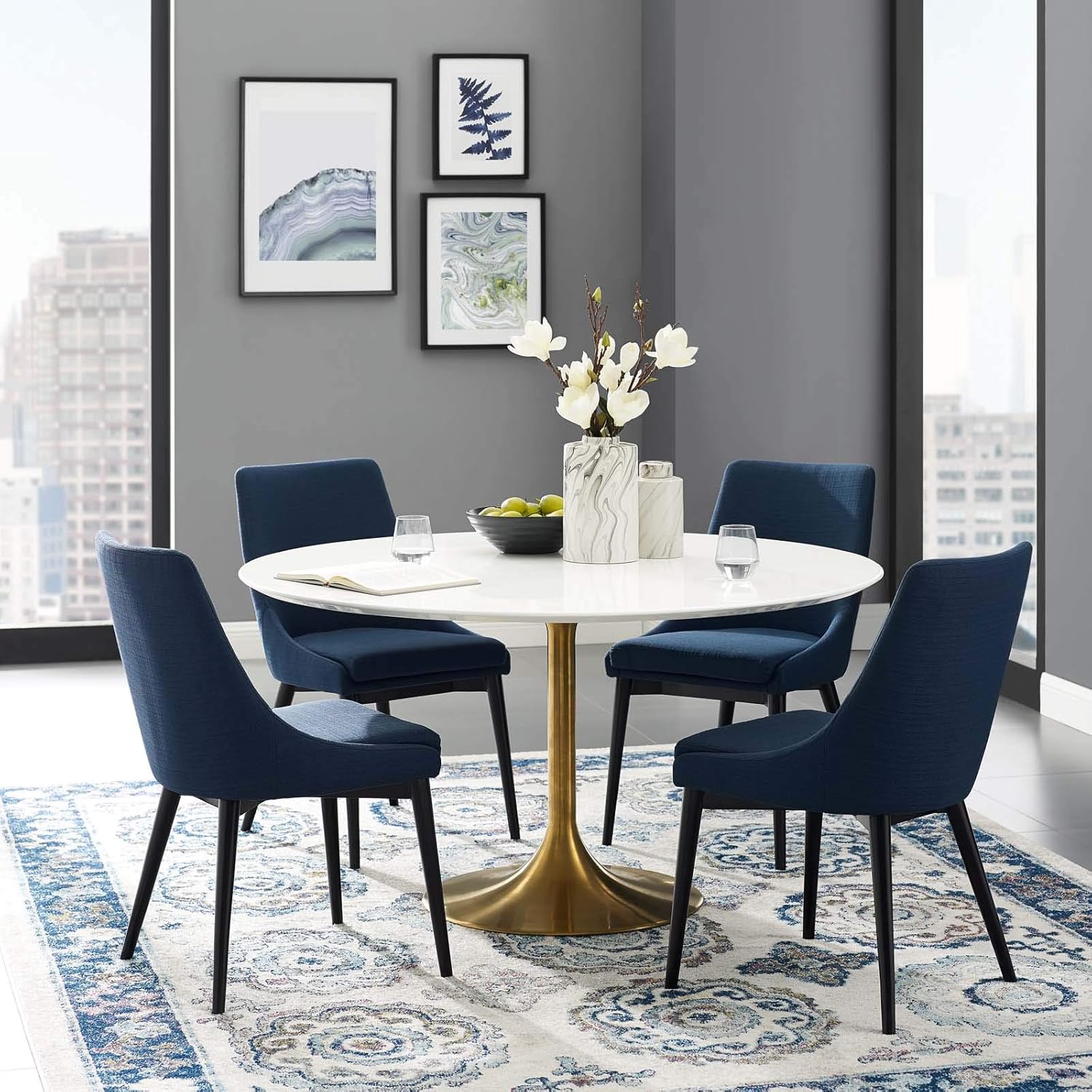 Best gold base dining table