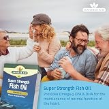 Natures Aid Super Strength Omega-3 1200mg 60 Softgels EPA DHA TG view 2