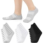 Cooraby 12 Pairs Boys Girls No Show Heel Grip Low Cut Socks Athletic Mesh Running Socks
