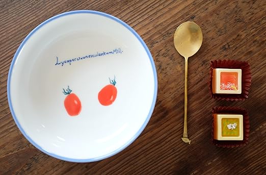 YUWANW Tres Cerámicas Poco Profundas | Diseño Original De Tomate ...