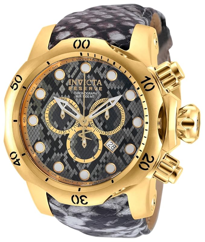 Buy Invicta Men�s Venom Grey with Pattern Dial Chronograph Buy Invicta Men�s Venom Grey with Pattern Dial Chronograph