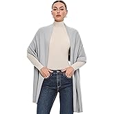 PULI Women's Pashmina Shawl Wraps for Evening Dress Large Scarf Blanket Long Wedding Bridal Winter Warm Shoulder Wrap