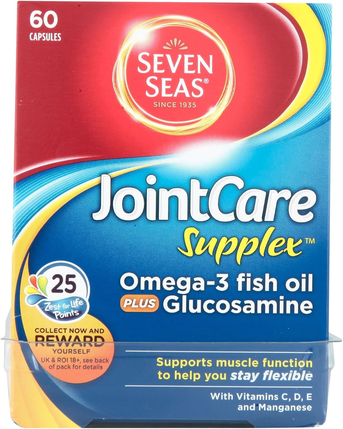 3 x Seven Seas JointCare Supplex Omega3 Fish Oil Plus