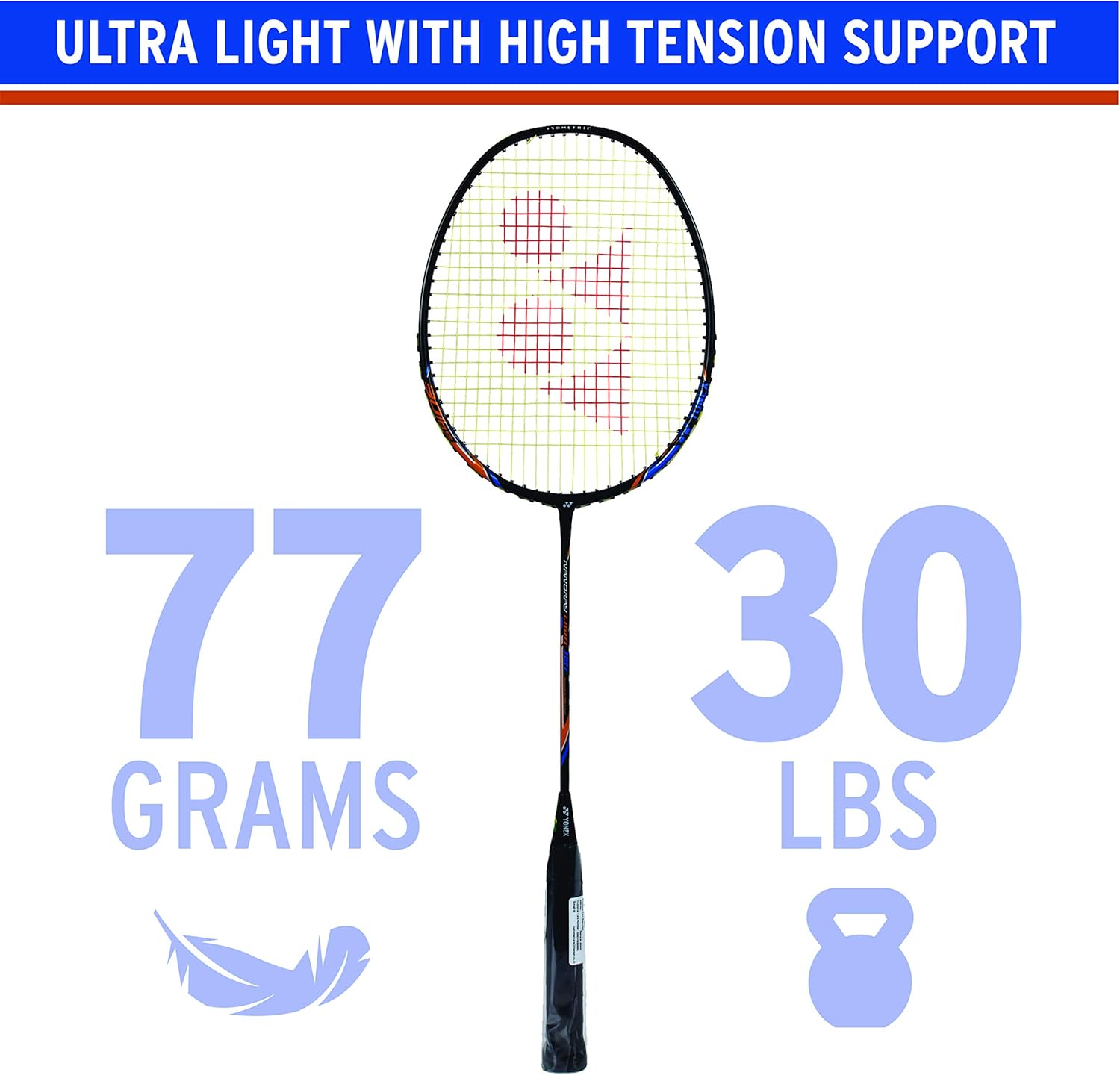 YONEX Nanoray Light 18i Graphite Badminton Racquet (Black) : Sports & Outdoors