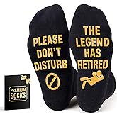 VICRAZY Retirement Gifts for Men, Women - Cool Christmas Gifts, Stocking Stuffers for Dad, Mom - Funny Sock for Grandparent