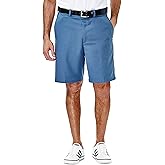 Haggar mens Cool 18 Classic Fit Expandable Waist Short Regular and Big & Tall Sizes