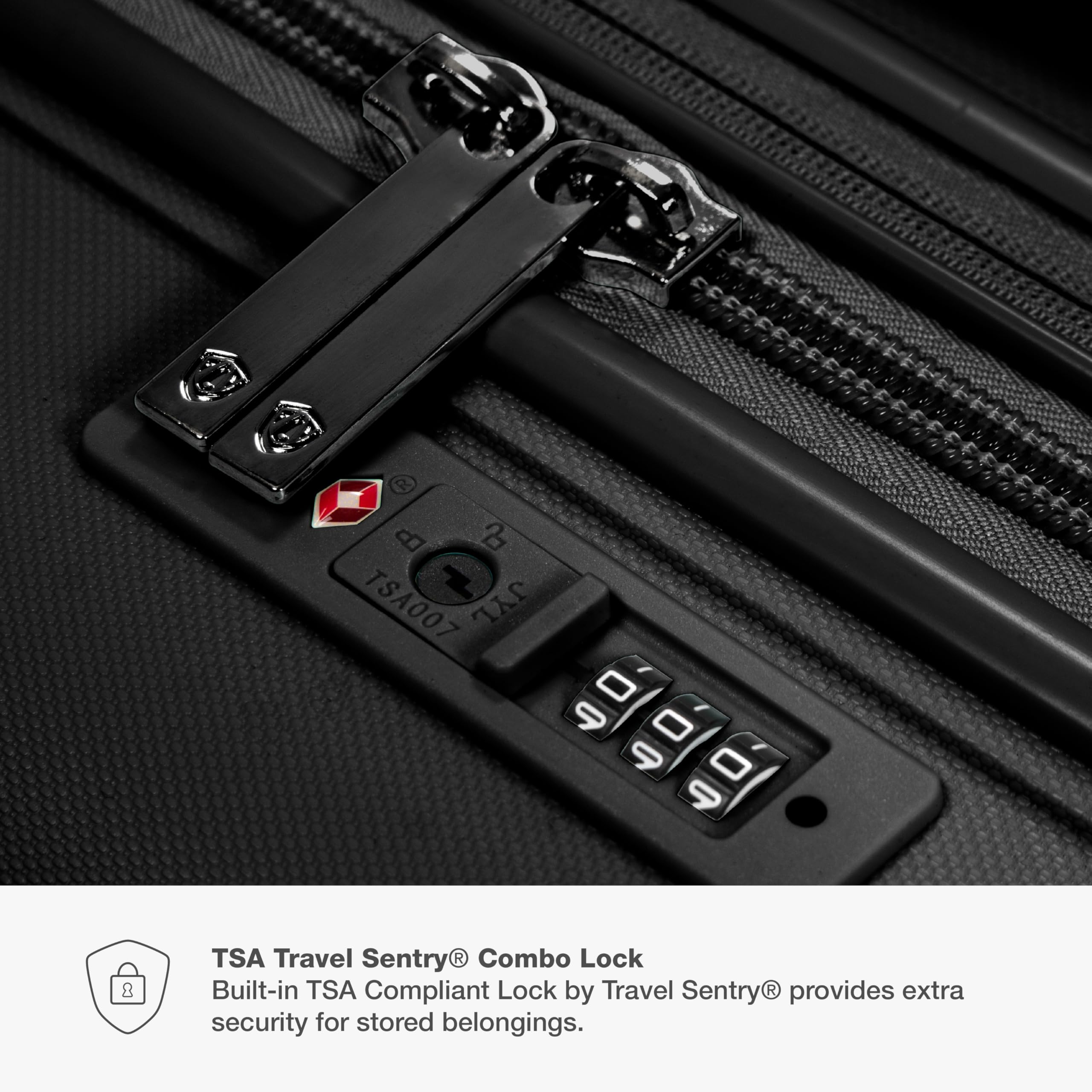 Traveler's Choice Pagosa Indestructible Hardshell Expandable Spinner Luggage, Black, 22-Inch Carry-on