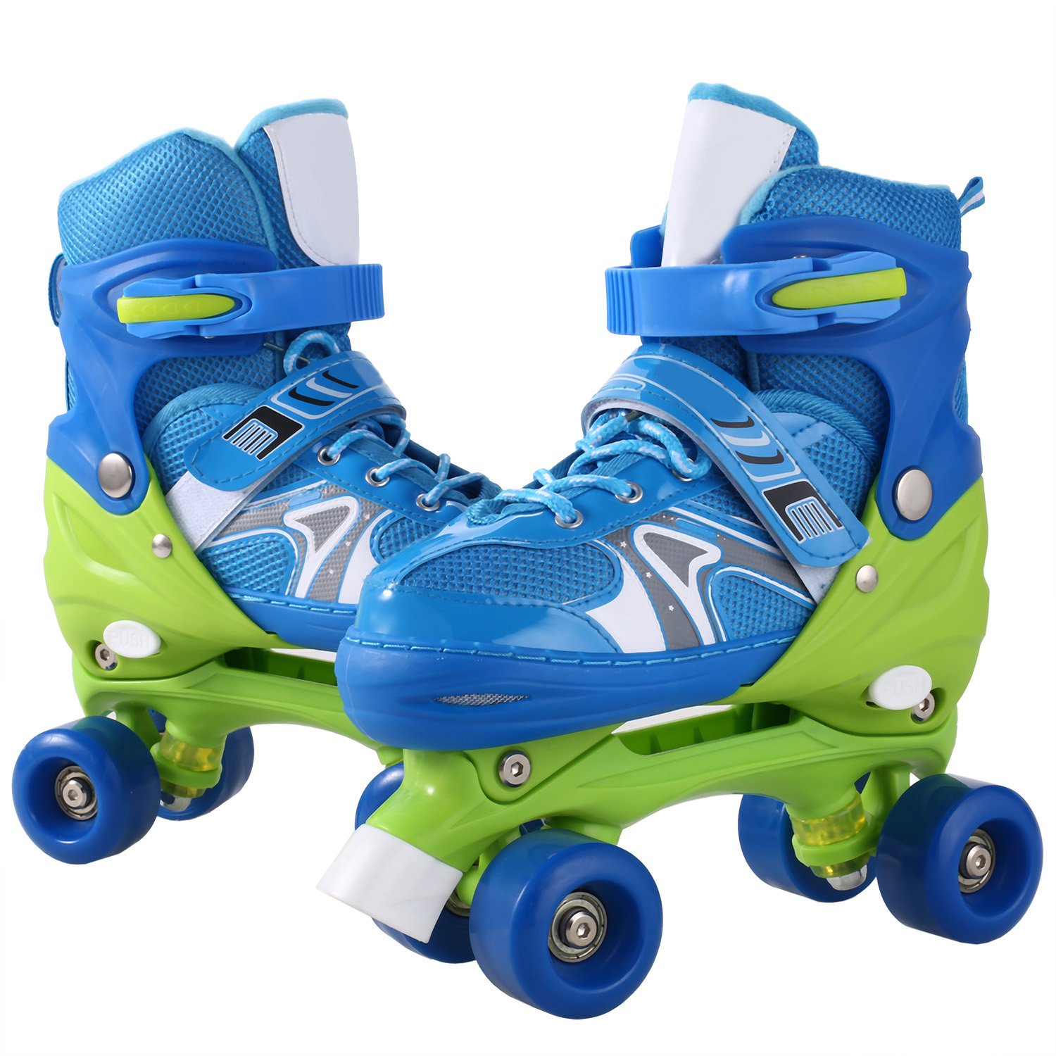 Ancheer Kid Fashion Quad Skates Adjustable Sizes Roller Skates PVC