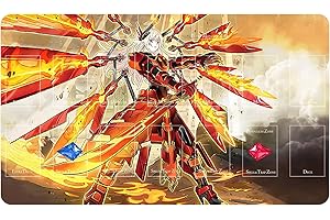 sabermaster Card Rubber Mat Duel Mat Gaming Competition Pad Mat Card Binder Deck 23.6x13.7in (Kagari)