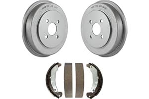 Transit Auto Rear Coated Brake Drum Shoes Kit Replacement For Chevrolet Cobalt Pontiac Saturn Ion G5 Pursuit KGN-100036