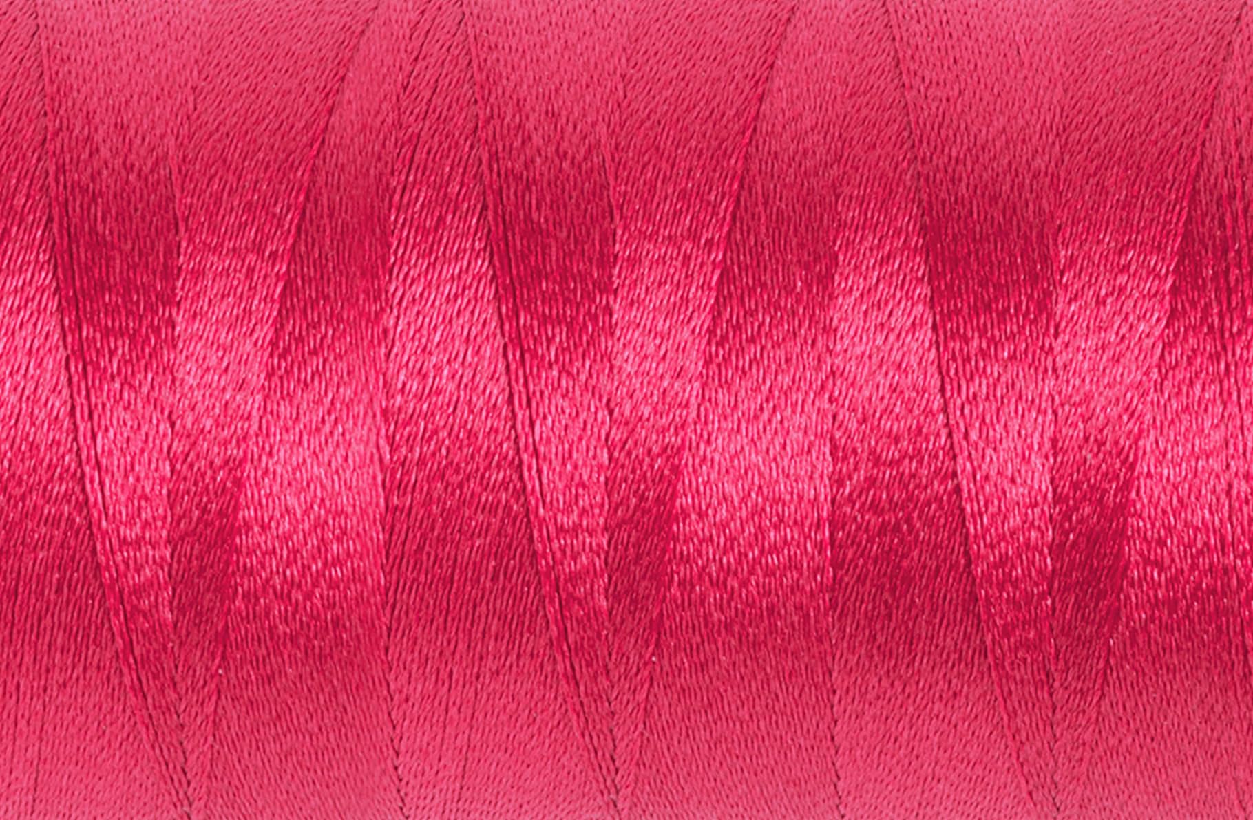 705798-7709-1 Gutermann Super Brite Polyester 40 Machine Embroidery Thread x 1000 mtr Reel, Neon Pink