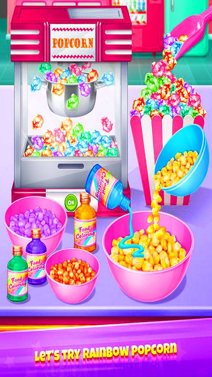 Popcorn Maker Yummy Rainbow Popcorn Food Education Game Pricepulse