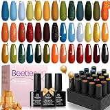 Beetles Gel Polish 23 Pcs Fall Festival Set 20 Colors Base Top Coats